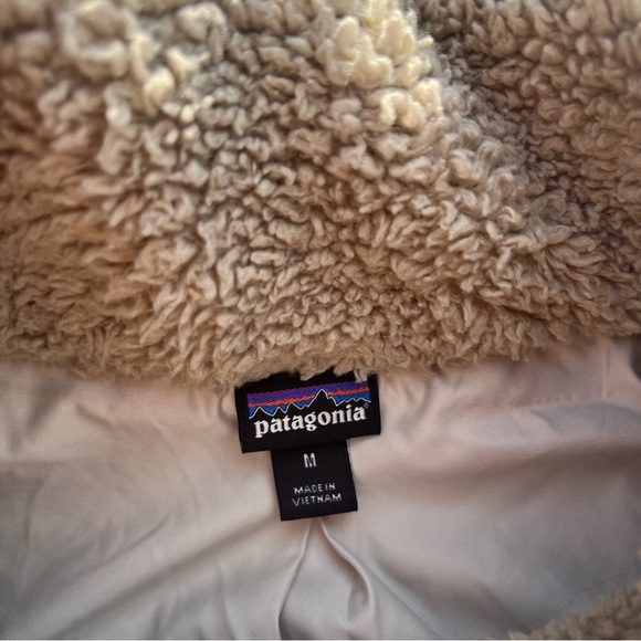 Women’s Cream Patagonia Los Gatos Fleece Vest Size medium Used Great Condition - Picture 3 of 4